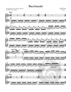 Bacchanale von John Cage 