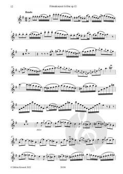 Konzert G-Dur op. 12 von Georg Abraham Schneider 