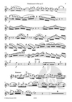 Konzert G-Dur op. 12 von Georg Abraham Schneider 