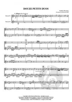 12 Kleine Duette von Frederick Douvernoy 