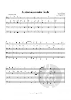 So nimm denn meine Hände von Friedrich Silcher (Download) 