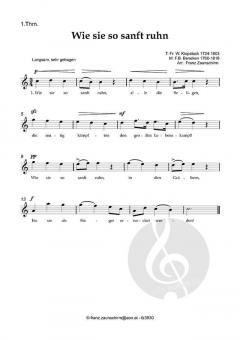 Wie sie so sanft ruhn von Friedrich Burchard Beneken (Download) 