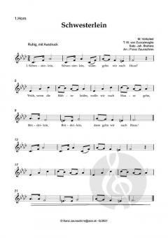 Schwesterlein von Johannes Brahms (Download) 