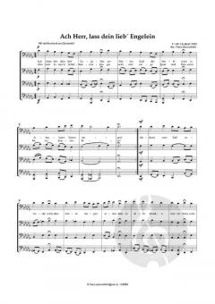 Ach, Herr, lass dein lieb´ Engelein von Johann Sebastian Bach (Download) 