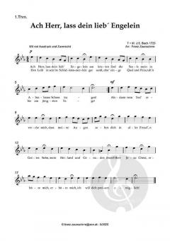 Ach, Herr, lass dein lieb´ Engelein von Johann Sebastian Bach (Download) 