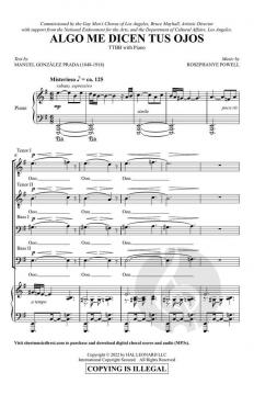 Algo Me Dicen Tus Ojos von Rosephanye Powell 