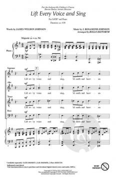 Lift Every Voice and Sing von J. Rosamond Johnson (Download) 