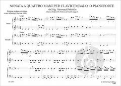 Sonata a 4 mani von Giovanni Paisiello 