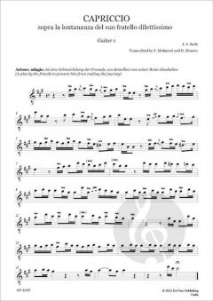 Capriccio sopra la lontananza del suo fratello dilettissimo BWV 992 von Johann Sebastian Bach 