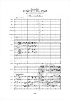 Concerto Italiano von Roman Vlad 