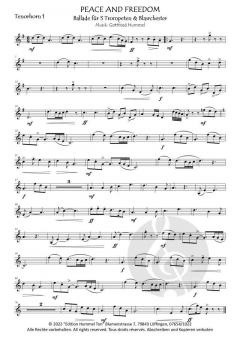 Peace and Freedom von Gottfried Hummel 