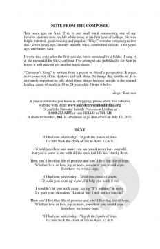 Cameron's Song von Roger Emerson 