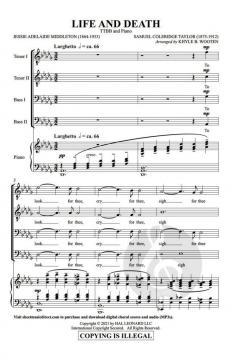 Life and Death von Samuel Coleridge-Taylor 