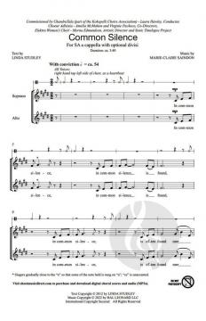 Common Silence von Marie-Claire Saindon 