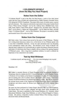 I Celebrate Myself von William Cutter 