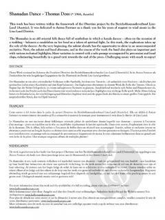 Shamadan Dance von Thomas Doss 