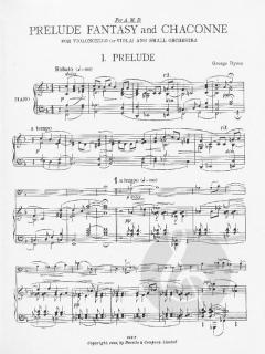 Prelude, Fantasy and Chaconne von George Dyson 