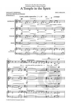 A Temple in the Spirit von Paul Mealor 