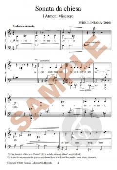 Sonata da chiesa 1 von Jyrki Linjama 