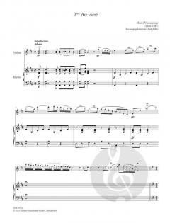 Airs variés Nr. 2 & Nr. 4, op. 4 von Henri Vieuxtemps 