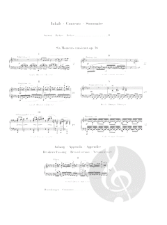 6 Moments musicaux op. 16 von Sergei Rachmaninow 