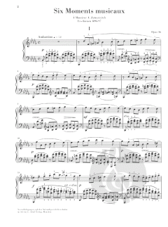 6 Moments musicaux op. 16 von Sergei Rachmaninow 