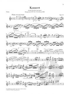 Violinkonzert a-moll op. 53 von Antonín Dvořák im Alle Noten Shop kaufen