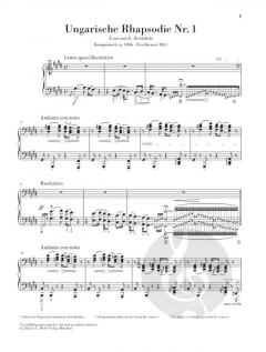 Ungarische Rhapsodie Nr. 1 von Franz Liszt 