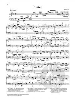 Englische Suiten BWV 806-811 von Johann Sebastian Bach 