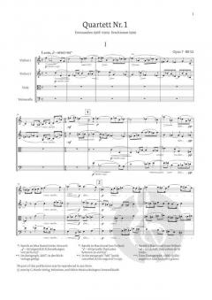 Streichquartett Nr. 1 op. 7 von Béla Bartók im Alle Noten Shop kaufen