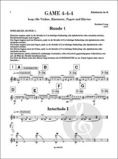 Game 4-4-4 von Bernhard Lang 
