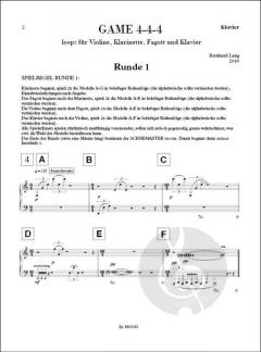 Game 4-4-4 von Bernhard Lang 