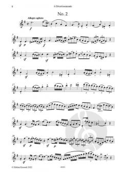 6 Divertissements von Johannes Georg Wunderlich 