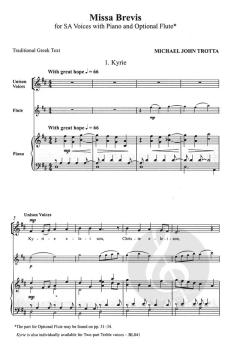 Missa Brevis  von Michael John Trotta 