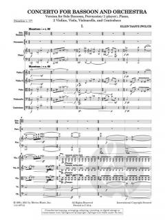 Concerto for Bassoon and Orchestra  von Ellen Taaffe Zwilich 