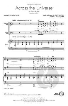 Across the Universe von The Beatles 