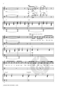 Across the Universe von The Beatles 