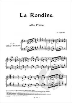 Rondine von Giacomo Puccini 