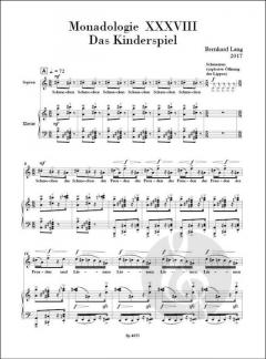 Monadologie XXXVIII von Bernhard Lang 