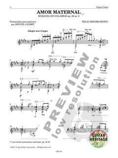 Guitar Works vol.5 von Miguel Llobet 