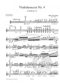 Konzert Nr. 4 d-moll op. 31 von Henri Vieuxtemps 