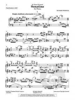 Sonatina von Richard Wernick 