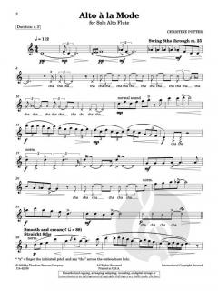 Alto à la Mode  von Christine Potter 