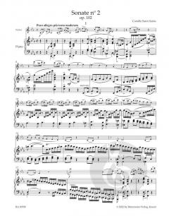 Sonate Nr. 2 in Es-Dur op. 102 von Camille Saint-Saëns 