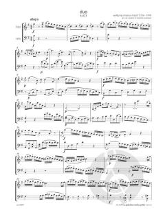 Duos K 423 & K 424 von Wolfgang Amadeus Mozart 