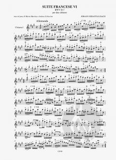 French Suite No. 6 BWV 817  von Johann Sebastian Bach 