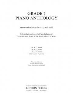 Grade 5 Piano Anthology 