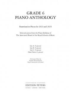 Grade 6 Piano Anthology 
