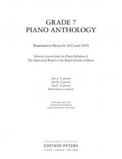 Grade 7 Piano Anthology 
