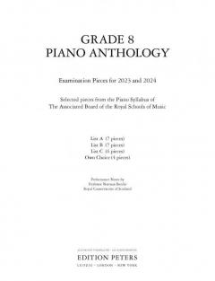 Grade 8 Piano Anthology 